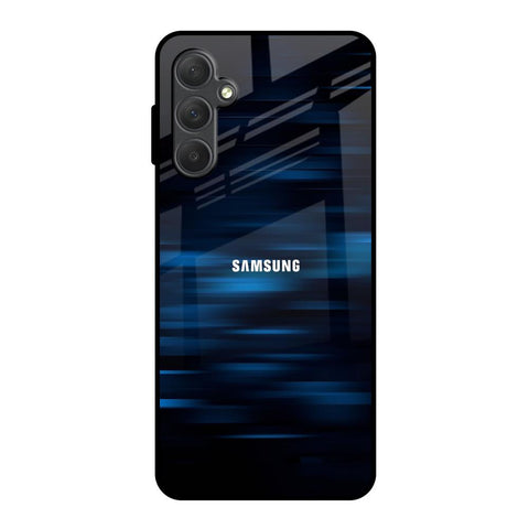 Blue Rough Abstract Glossy Case for Samsung Galaxy F54 5G