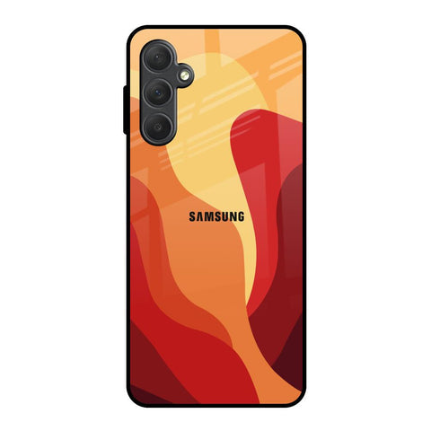 Magma Color Pattern Glossy Case for Samsung Galaxy F54 5G