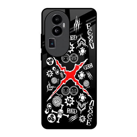 Red Zone Glossy Case for Oppo Reno10 Pro Plus 5G