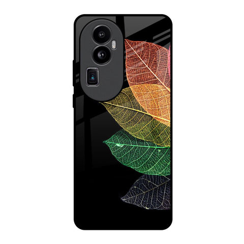 Colorful Leaves Glossy Case for Oppo Reno10 Pro Plus 5G