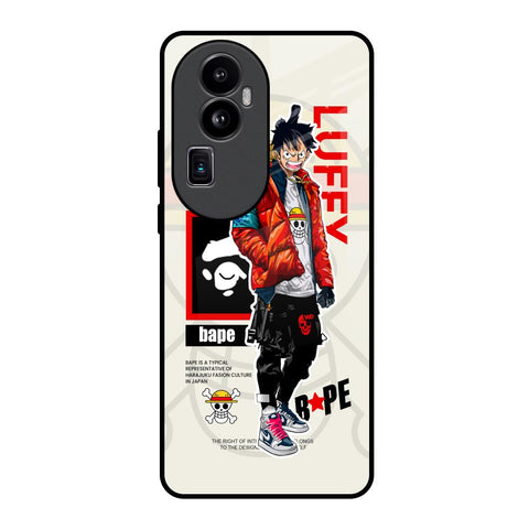 Bape Luffy Glossy Case for Oppo Reno10 Pro Plus 5G