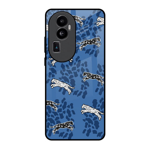 Blue Cheetah Glossy Case for Oppo Reno10 Pro Plus 5G