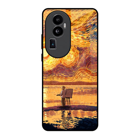 Sunset Vincent Glossy Case for Oppo Reno10 Pro Plus 5G