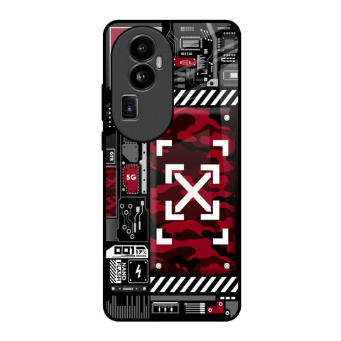 Technology Art Glossy Case for Oppo Reno10 Pro Plus 5G