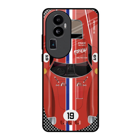Racing Vintage Glossy Case for Oppo Reno10 Pro Plus 5G