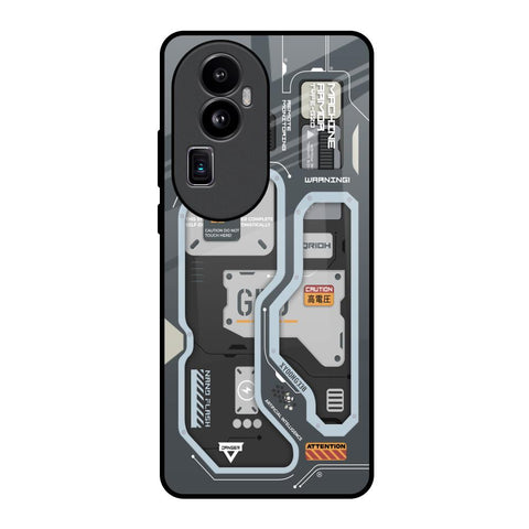 Retro Futuristic Glossy Case for Oppo Reno10 Pro Plus 5G