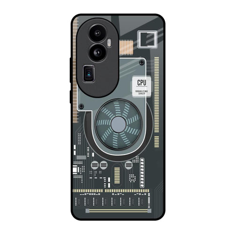 Motherboard Circuit Glossy Case for Oppo Reno10 Pro Plus 5G