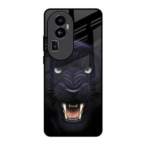 Angry Black Leopard Glossy Case for Oppo Reno10 Pro Plus 5G