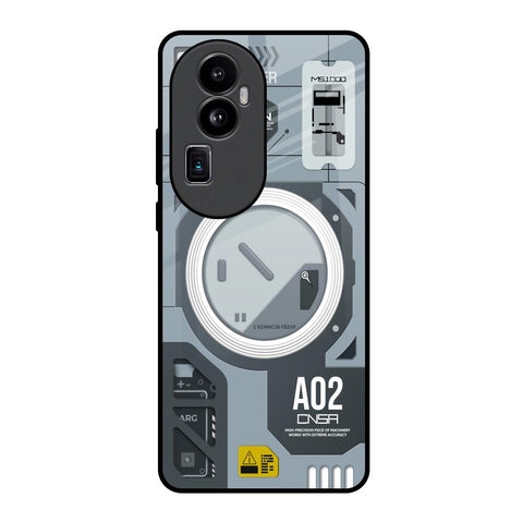 Modern Technology Glossy Case for Oppo Reno10 Pro Plus 5G
