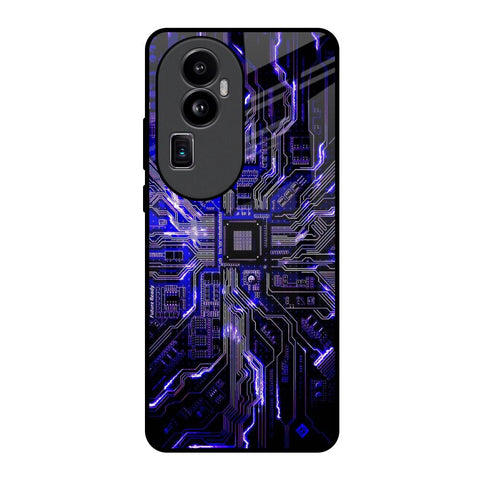 Techno Color Pattern Glossy Case For Oppo Reno10 Pro Plus 5G