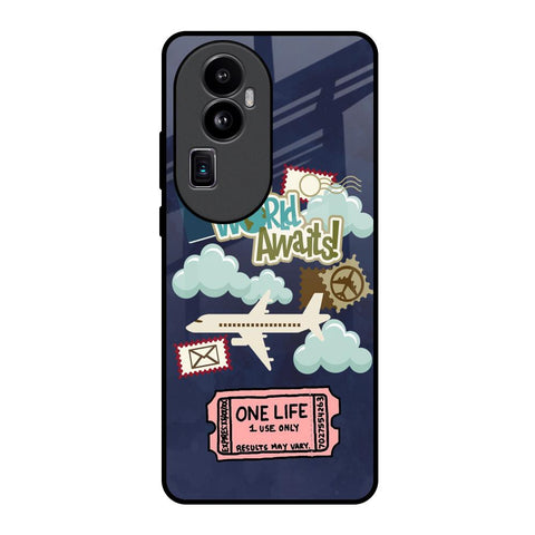 Tour The World Glossy Case For Oppo Reno10 Pro Plus 5G