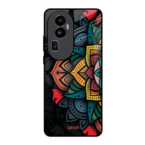 Retro Gorgeous Flower Glossy Case for Oppo Reno10 Pro Plus 5G