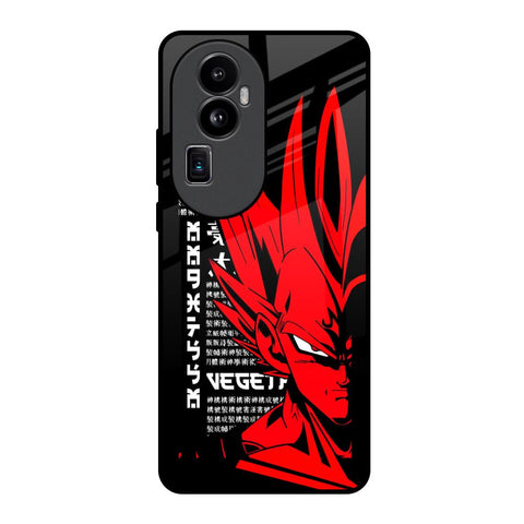 Red Vegeta Glossy Case for Oppo Reno10 Pro Plus 5G