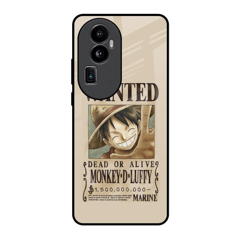 Luffy Wanted Glossy Case for Oppo Reno10 Pro Plus 5G