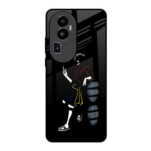 Luffy Line Art Glossy Case for Oppo Reno10 Pro Plus 5G