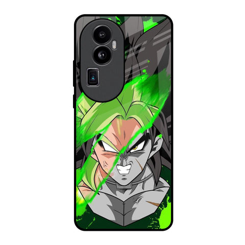 Anime Green Splash Glossy Case for Oppo Reno10 Pro Plus 5G