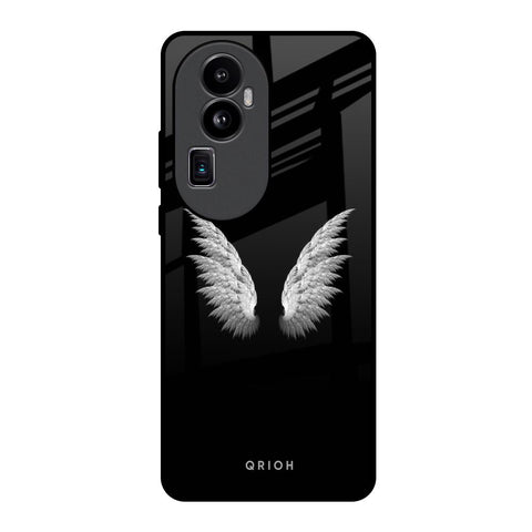 White Angel Wings Glossy Case for Oppo Reno10 Pro Plus 5G