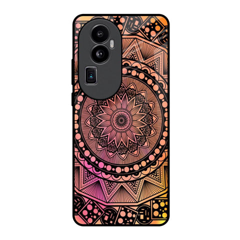 Floral Mandala Glossy Case for Oppo Reno10 Pro Plus 5G