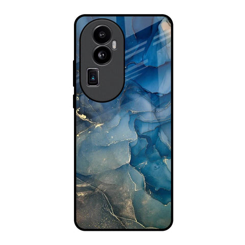 Blue Cool Marble Glossy Case for Oppo Reno10 Pro Plus 5G