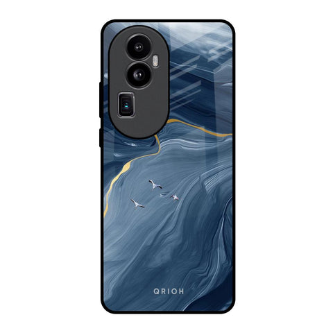 Deep Ocean Marble Glossy Case for Oppo Reno10 Pro Plus 5G