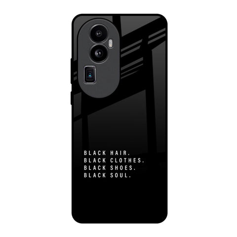 Black Soul Glossy Case for Oppo Reno10 Pro Plus 5G