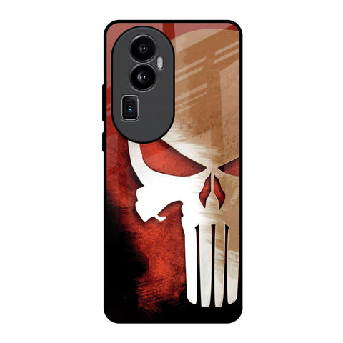 Red Skull Glossy Case for Oppo Reno10 Pro Plus 5G