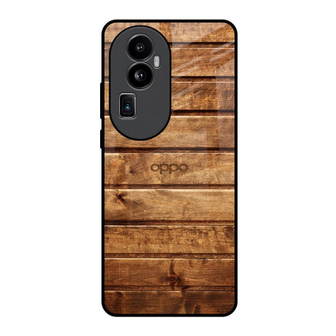Wooden Planks Glossy Case for Oppo Reno10 Pro Plus 5G