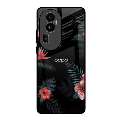 Tropical Art Flower Glossy Case for Oppo Reno10 Pro Plus 5G