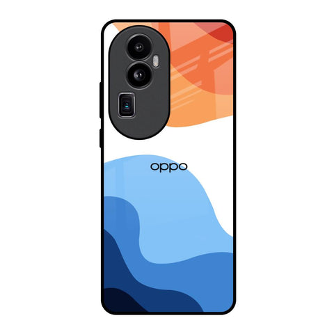 Wavy Color Pattern Glossy Case for Oppo Reno10 Pro Plus 5G