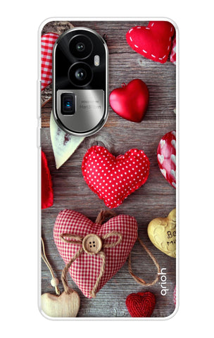 Valentine Hearts Soft Cover for Oppo Reno10 Pro Plus 5G
