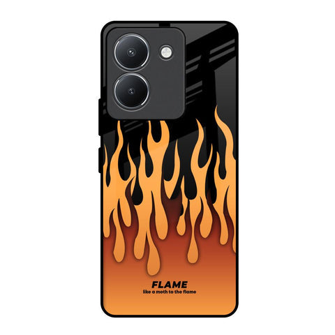 Fire Flame Glossy Case for Vivo Y36