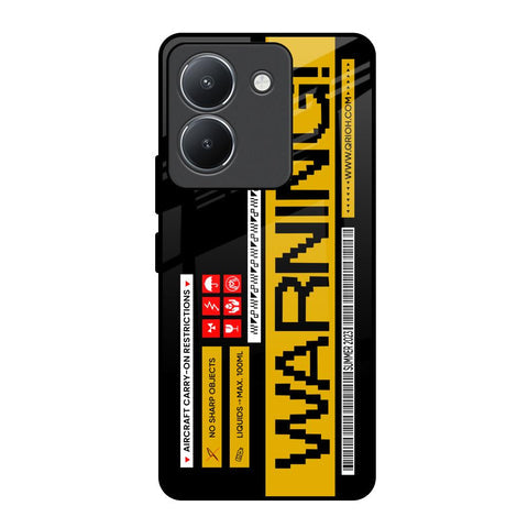 Aircraft Warning Glossy Case for Vivo Y36