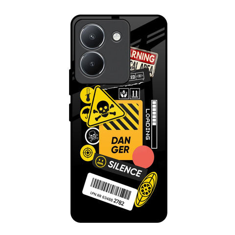 Danger Signs Glossy Case for Vivo Y36