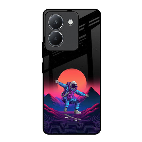 Retro Astronaut Glossy Case for Vivo Y36