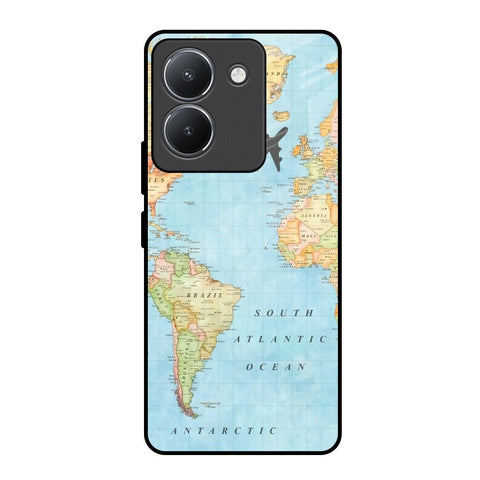 Travel Map Glossy Case for Vivo Y36