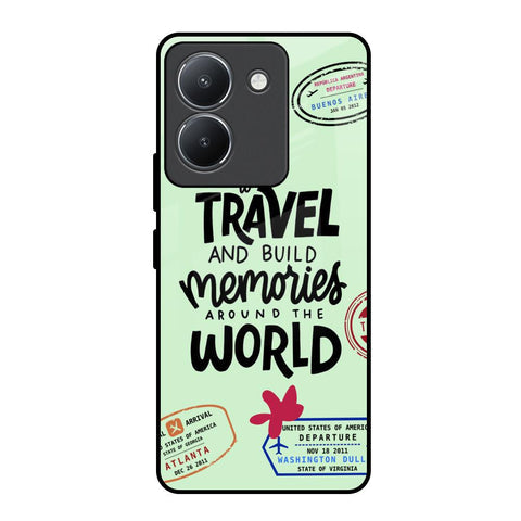 Travel Stamps Glossy Case for Vivo Y36