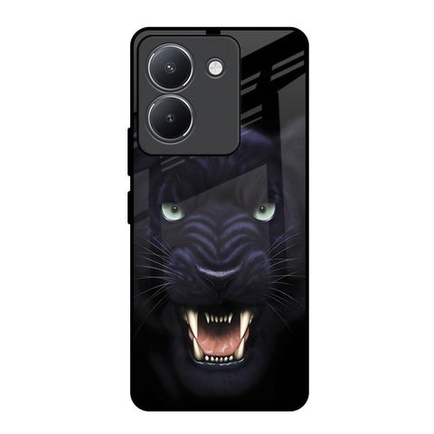 Angry Black Leopard Glossy Case for Vivo Y36