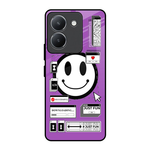 Code with Smile Glossy Case for Vivo Y36