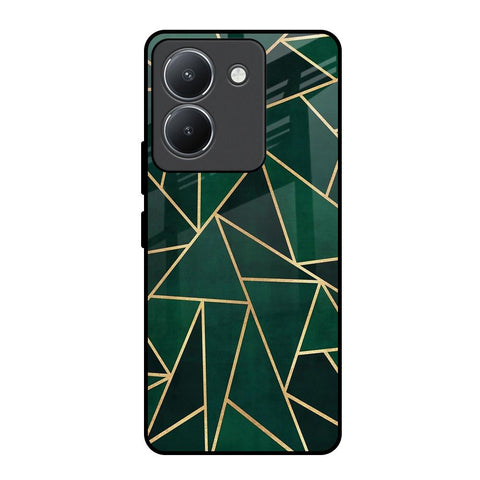 Abstract Green Glossy Case For Vivo Y36