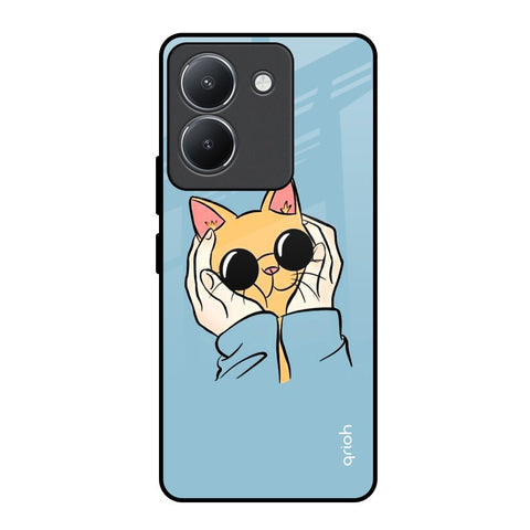 Adorable Cute Kitty Glossy Case For Vivo Y36