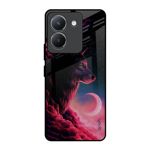Moon Wolf Glossy Case for Vivo Y36