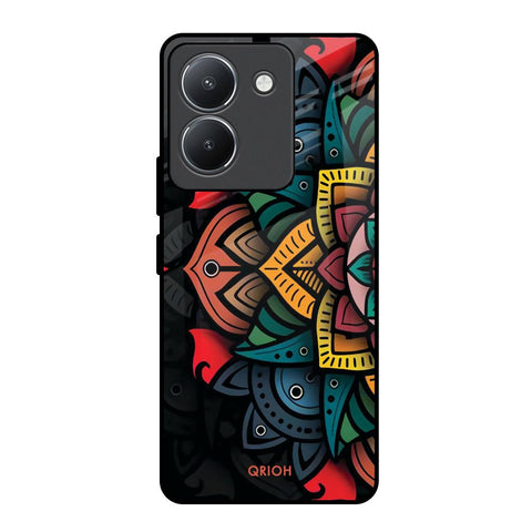 Retro Gorgeous Flower Glossy Case for Vivo Y36