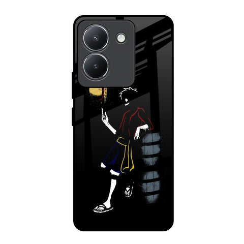 Luffy Line Art Glossy Case for Vivo Y36