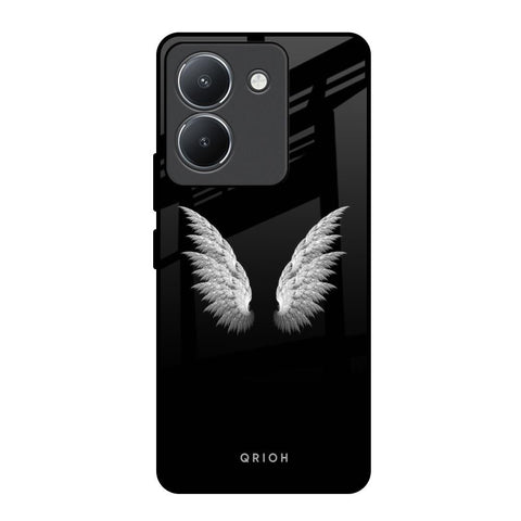 White Angel Wings Glossy Case for Vivo Y36