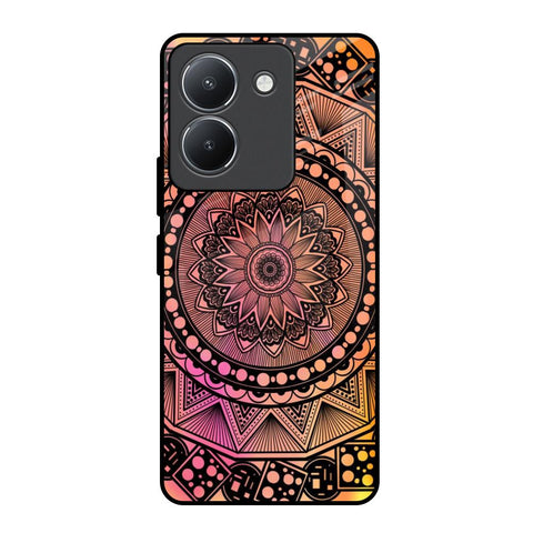 Floral Mandala Glossy Case for Vivo Y36