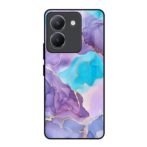 Alcohol ink Marble Glossy Case for Vivo Y36