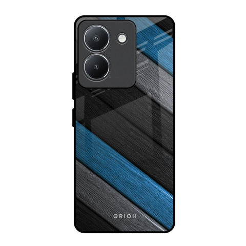 Multicolor Wooden Effect Glossy Case for Vivo Y36