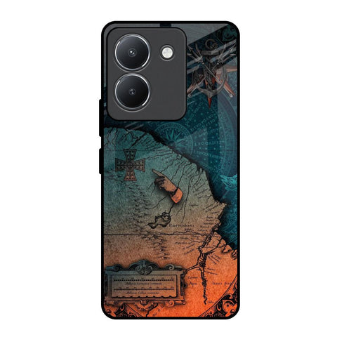 Geographical Map Glossy Case for Vivo Y36