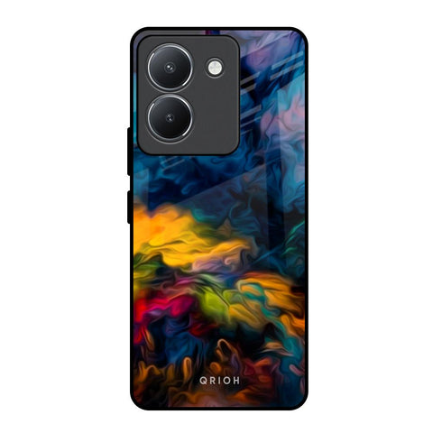 Multicolor Oil Painting Glossy Case for Vivo Y36