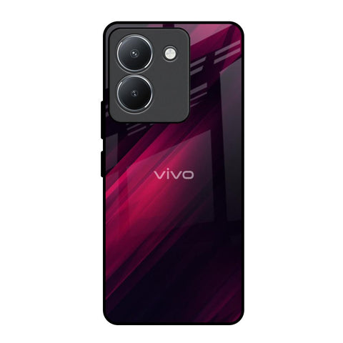 Razor Black Glossy Case for Vivo Y36